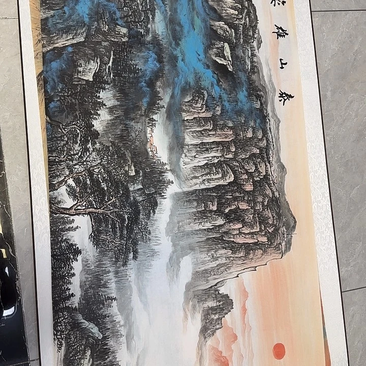 奔***奔国画山水12365556666