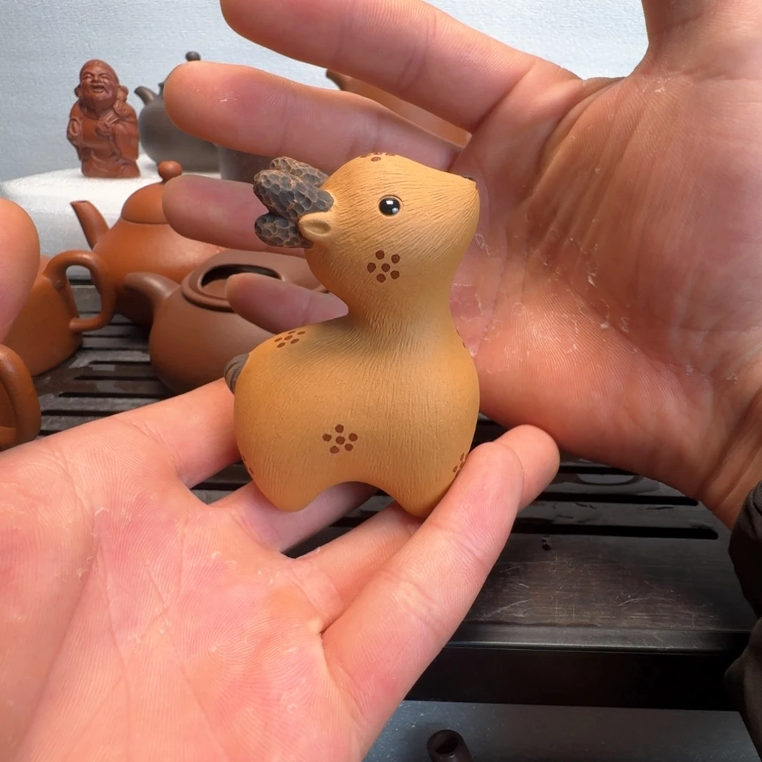 小**人宜兴紫砂壶宠全手工制作