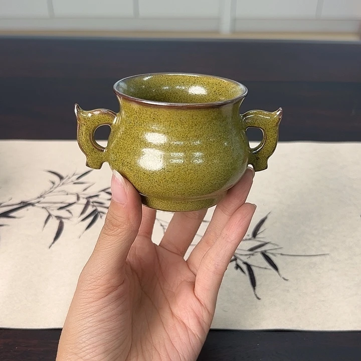 龙泉云间青瓷小米茶器