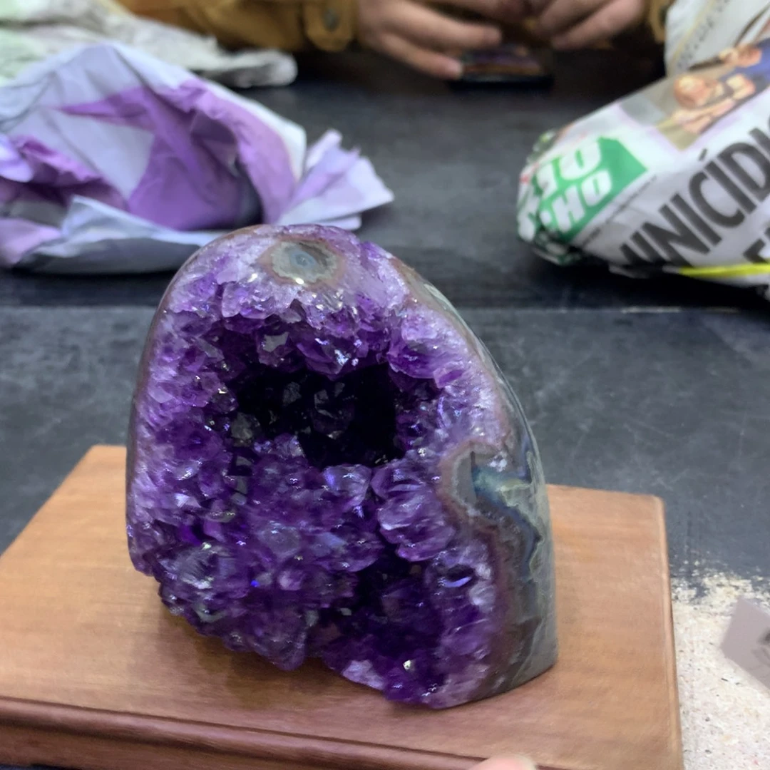 水晶摆件未镶嵌紫晶52