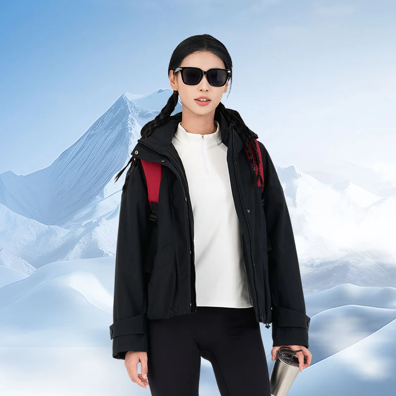 【贵人鸟-女加厚风衣】冬季女款防风防水户外防风防水风衣F2255126