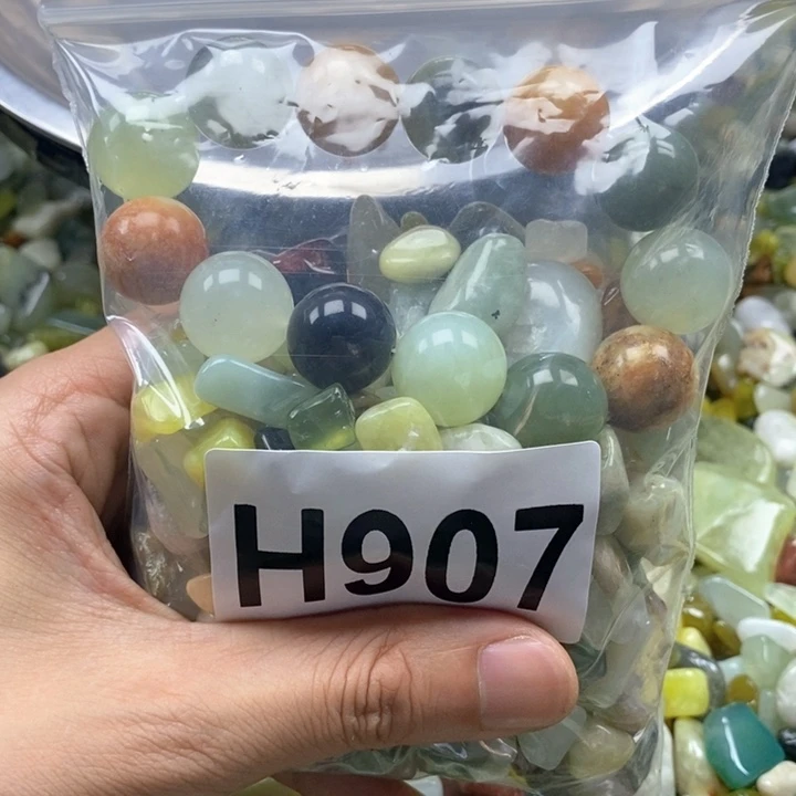 未镶嵌岫玉鱼缸石