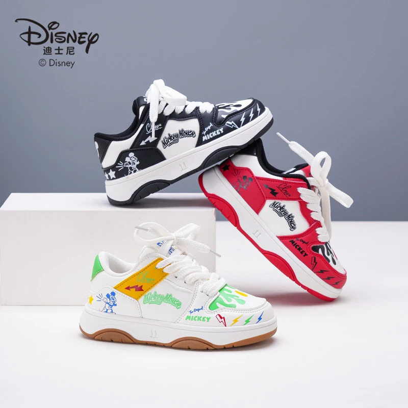 【粉丝专属】迪士尼2025年春季轻奢涂鸦时尚轻便休闲板鞋 DS1586940