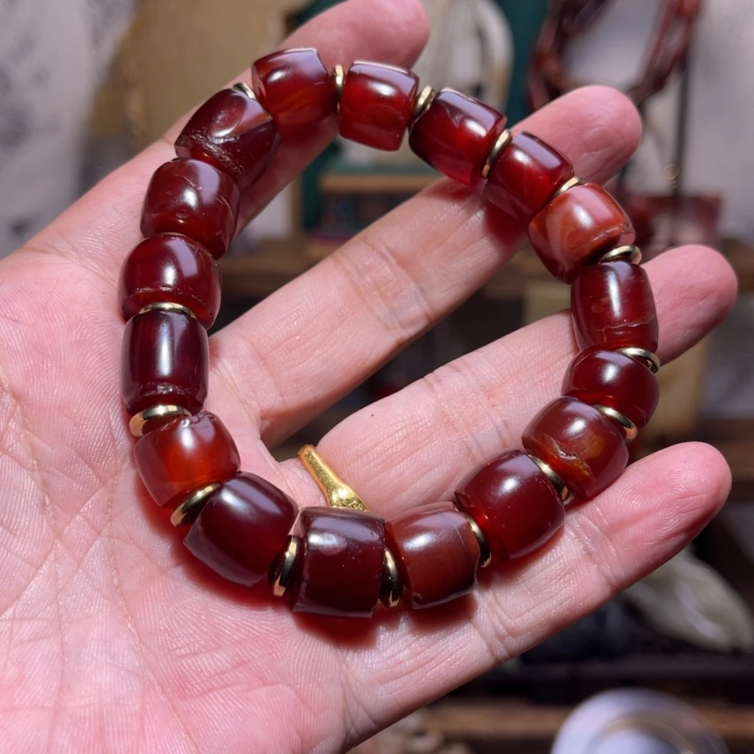 郑***子玛瑙/玉髓未镶嵌手链