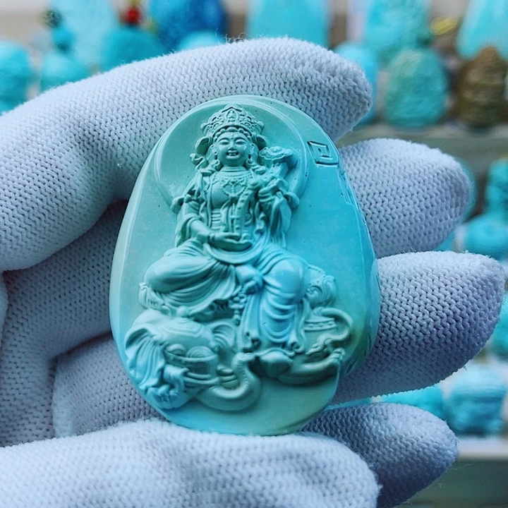 未镶嵌绿松石珠宝奇石