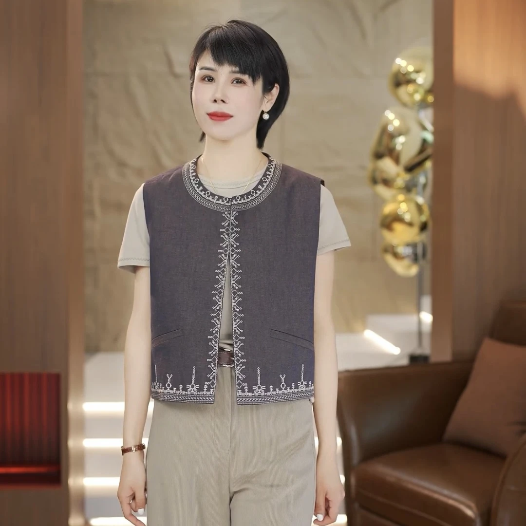 【渲渲推荐】QQ-89655春季2025新款时尚设计师感马甲