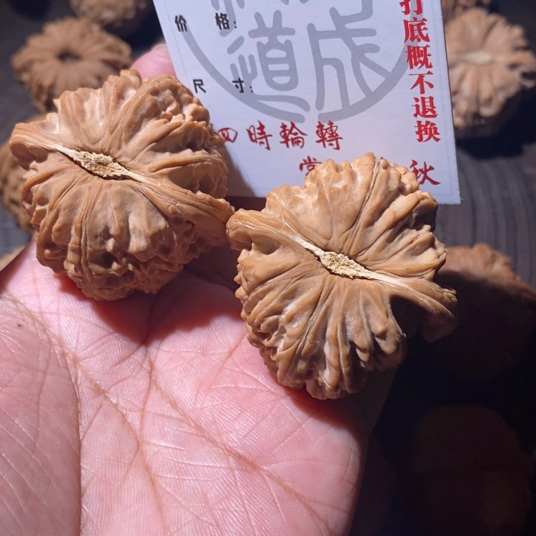 东***哥吊坠文玩核桃白狮子44尺寸