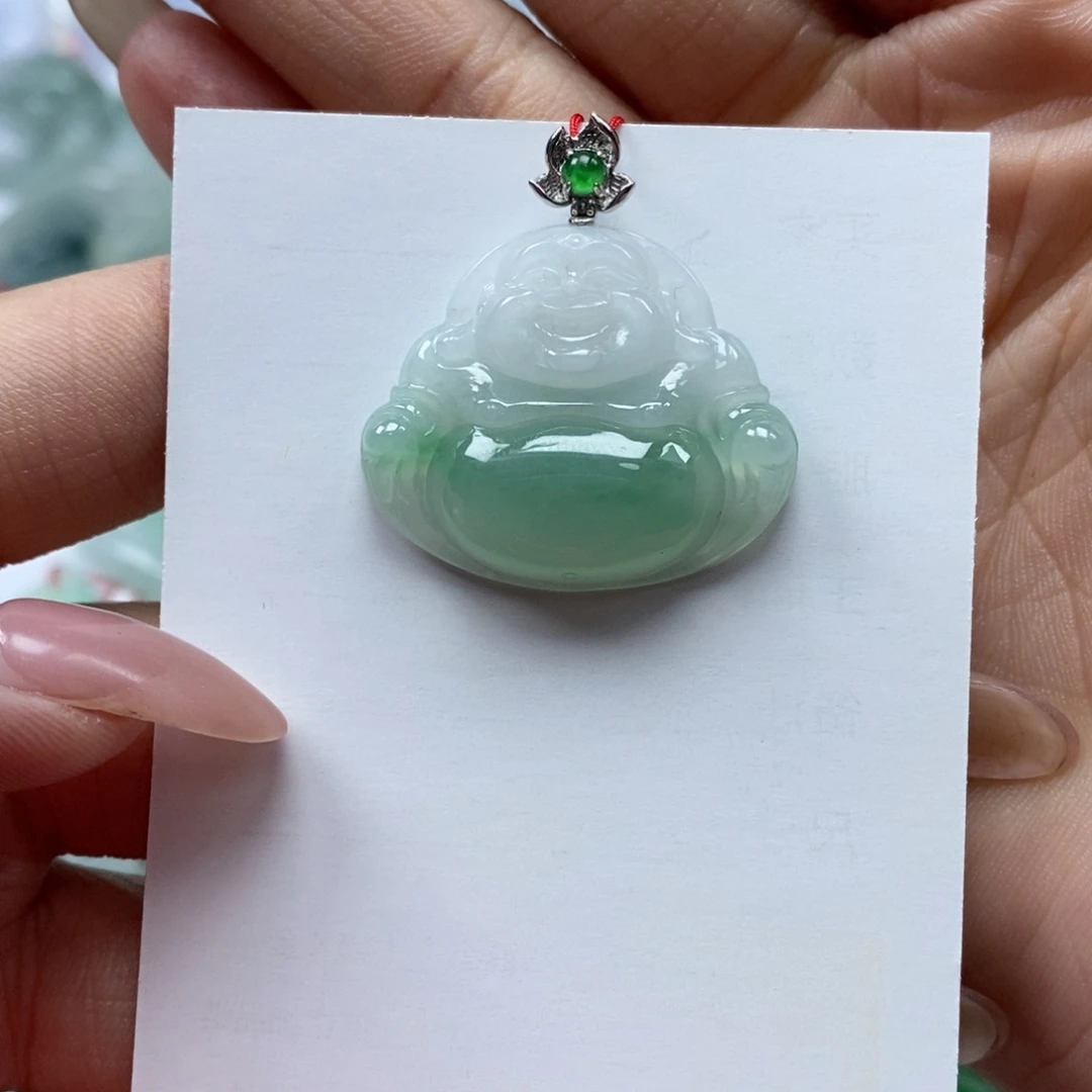 颈饰未镶嵌翡翠胡*天然翡翠a货