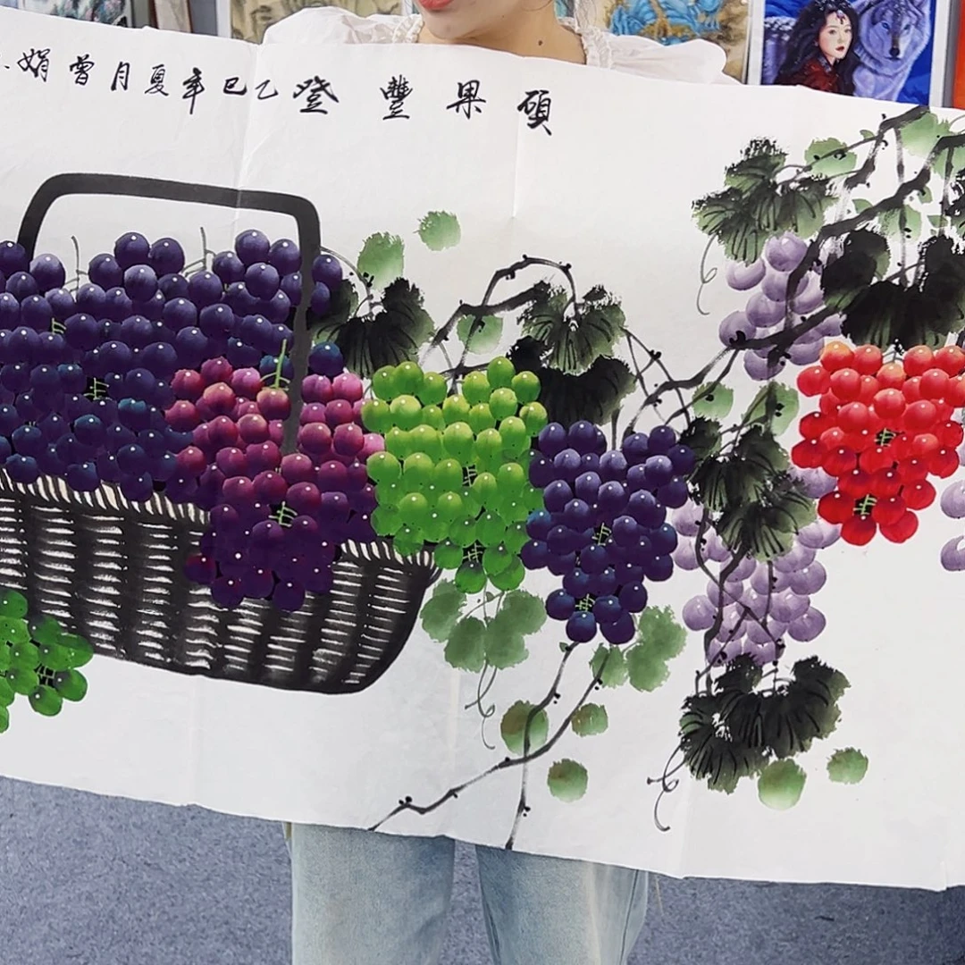 国画事事顺心如意万事如意万事