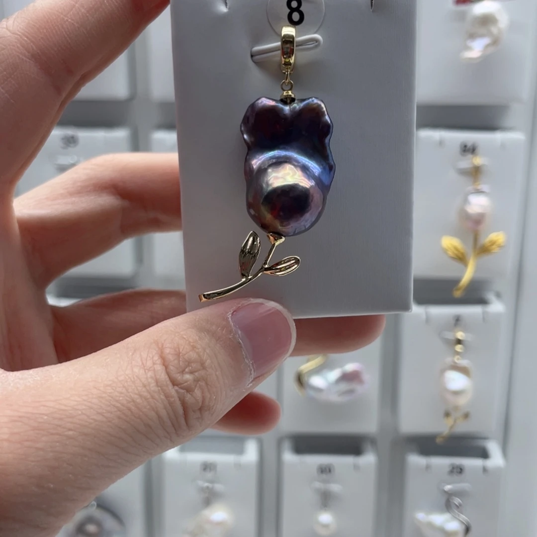 淡水珍珠合金颈饰