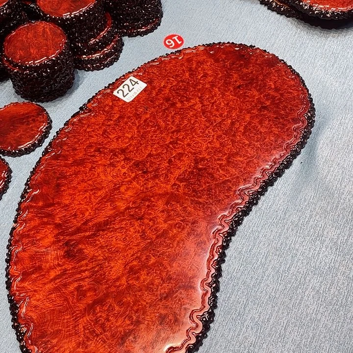 木缅花榴疤干泡盘51.5×28×1.1