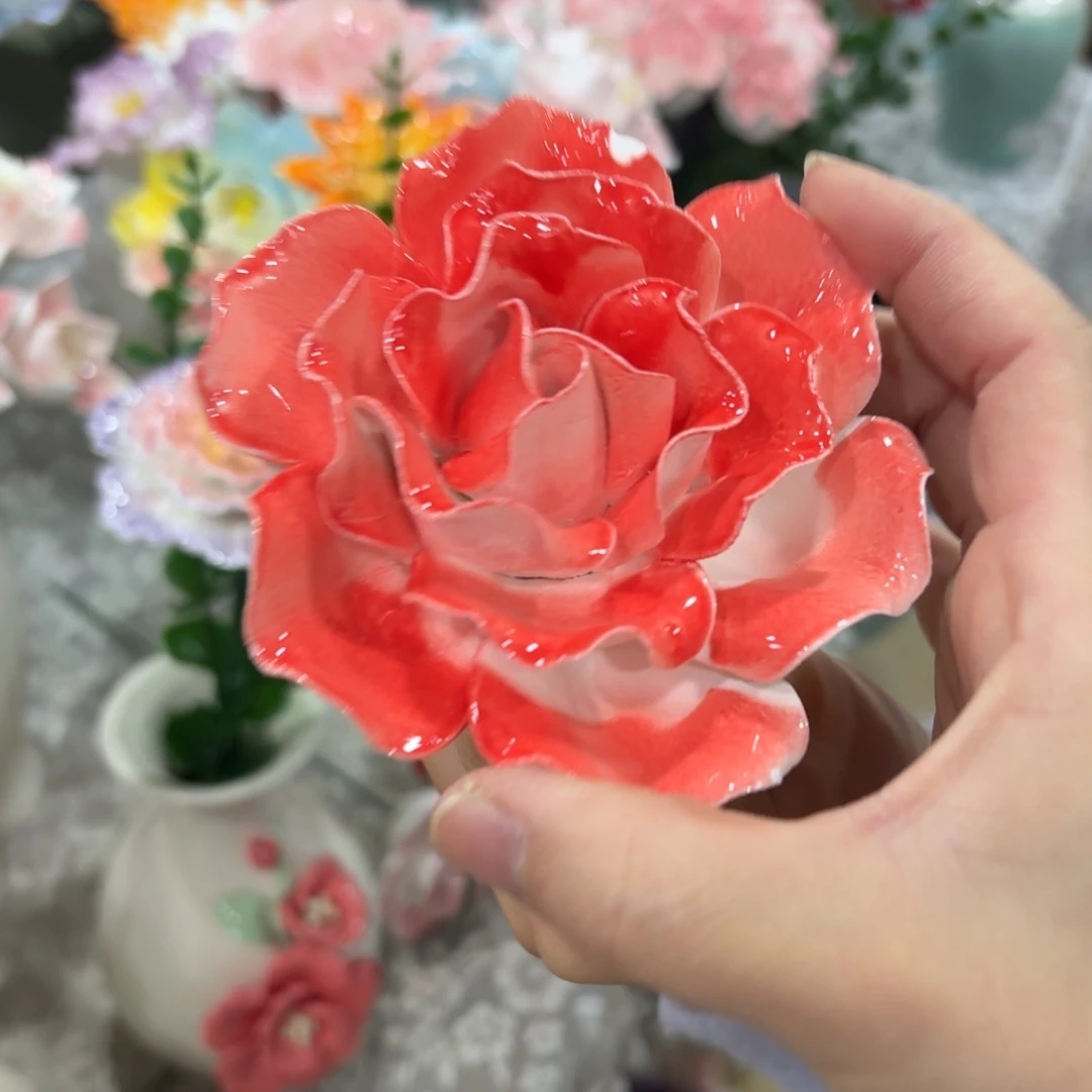 瑕疵515 陶瓷花拍满20元发货，随意退款拉黑