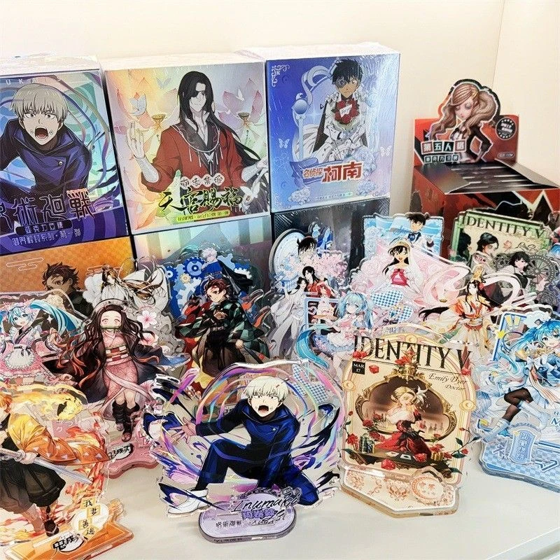 二次元动漫亚克力加厚浮雕大立牌盲盒精美人格名侦探15cm盲盒潮玩