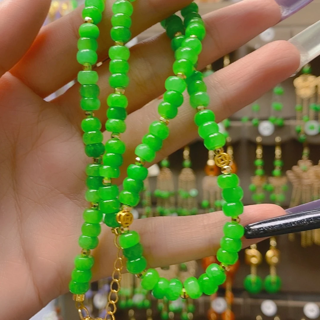 翡翠合金耳饰翡翠