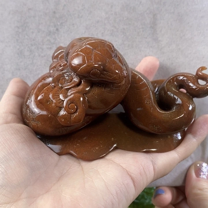 岫玉小摆件未镶嵌凝*