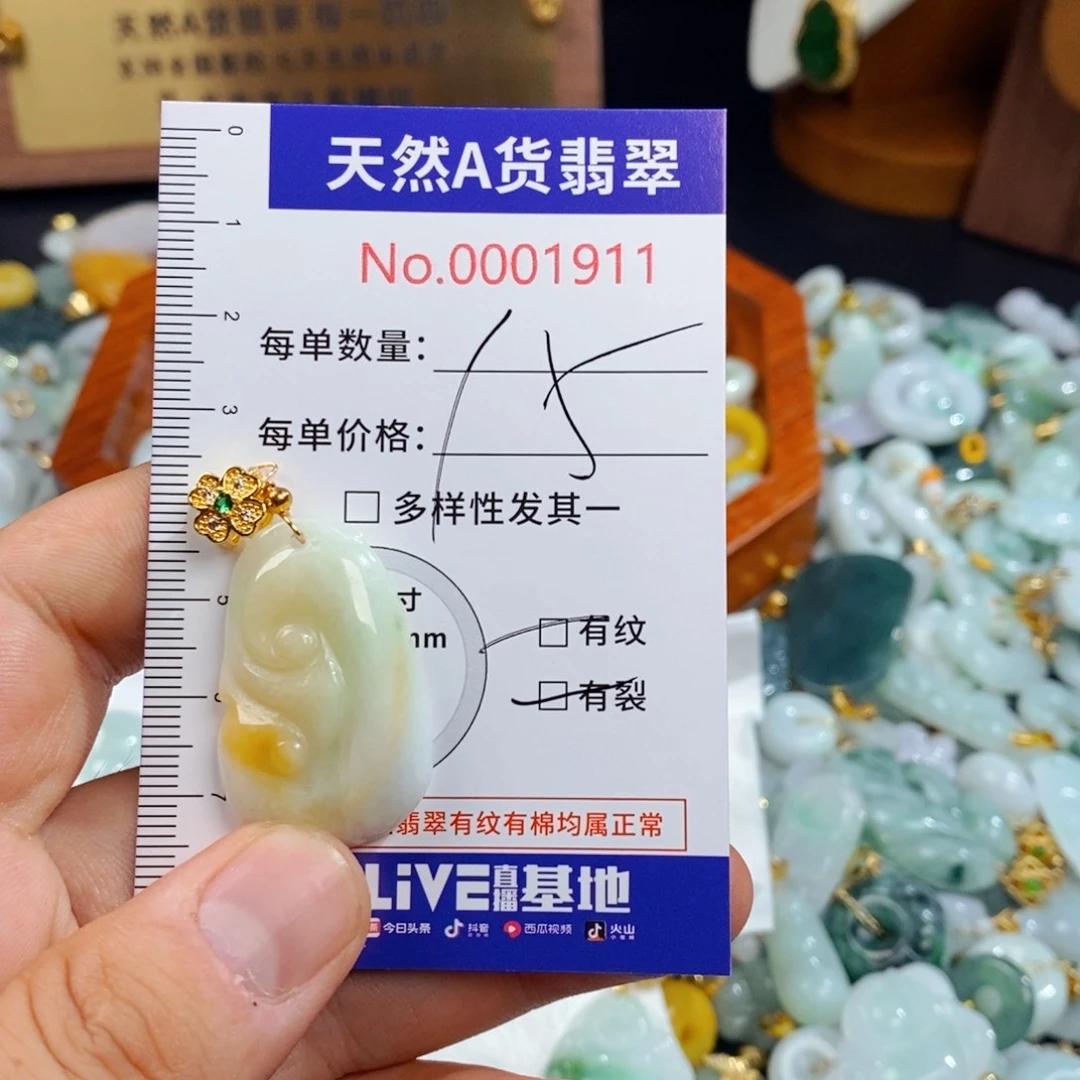 颈饰未镶嵌翡翠1911