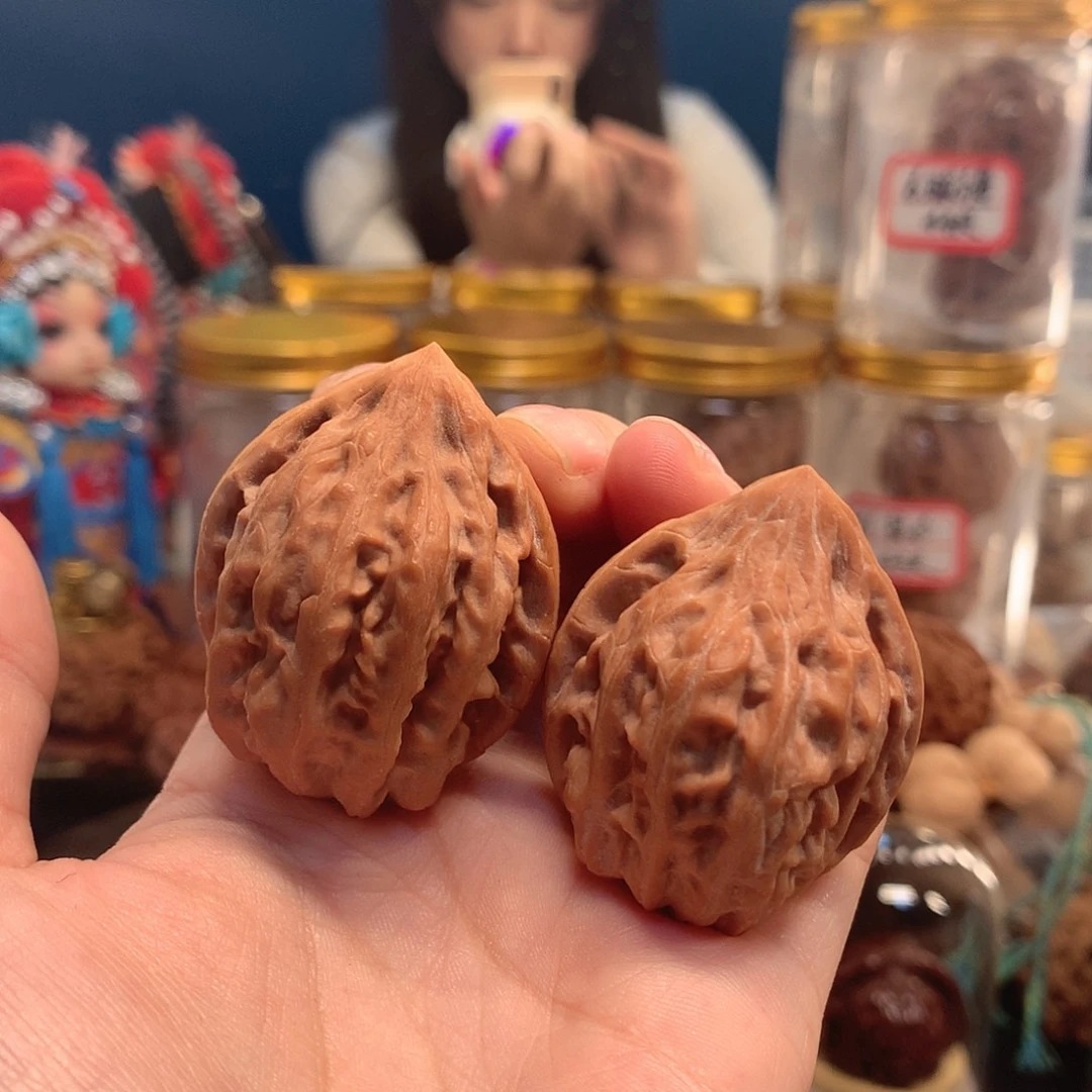 吊坠文玩核桃瓷瓶鸭嘴