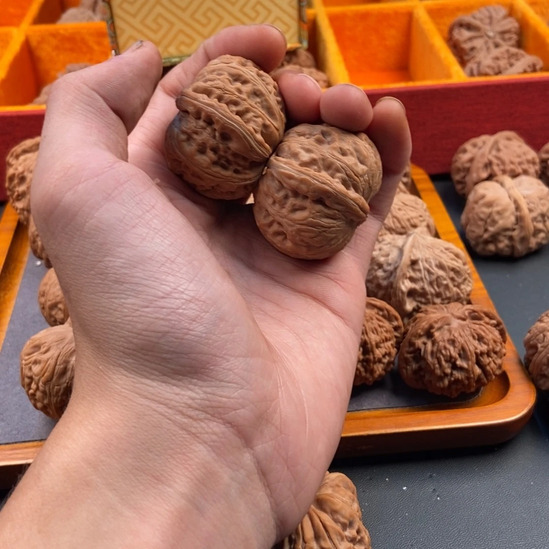 冰***瓜吊坠文玩核桃元宝42全品