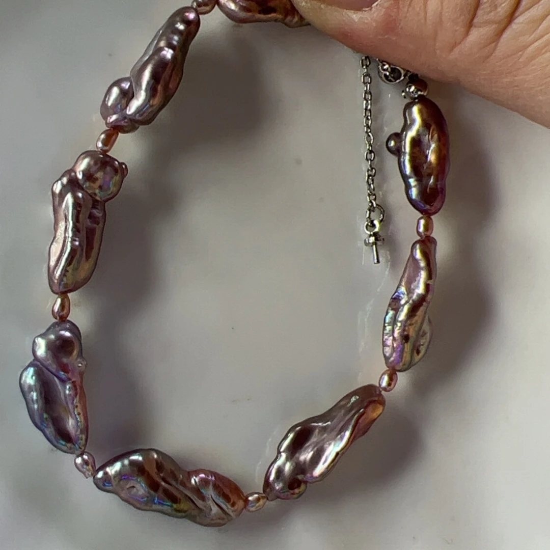 淡水珍珠合金戒指797