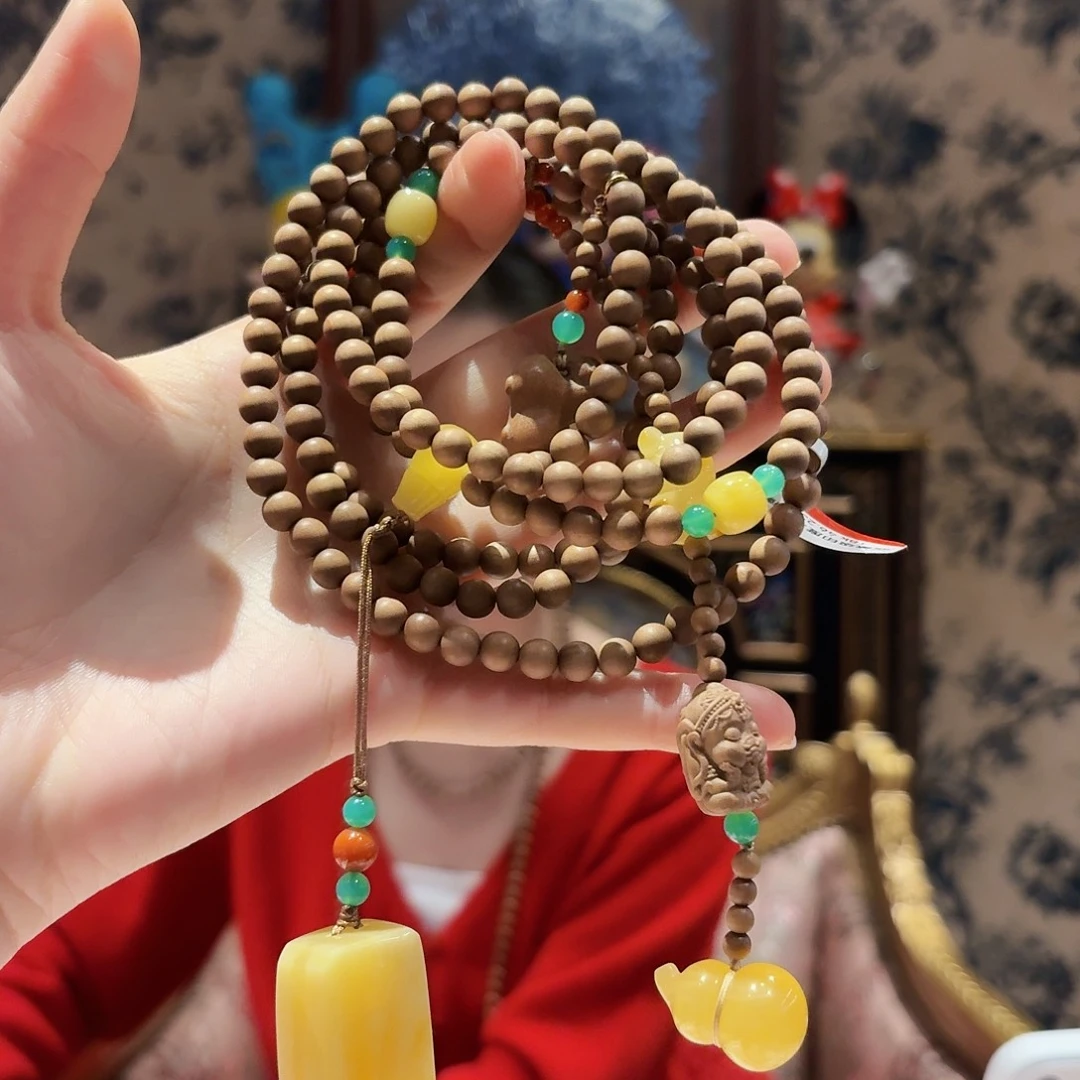 手串檀香木未镶嵌斜挎