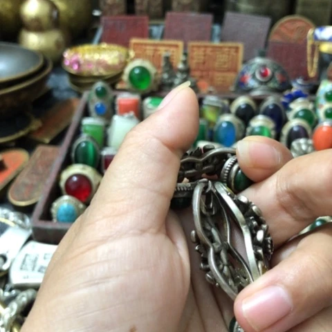 一***尘黄铜英聚工艺品摆件工艺品