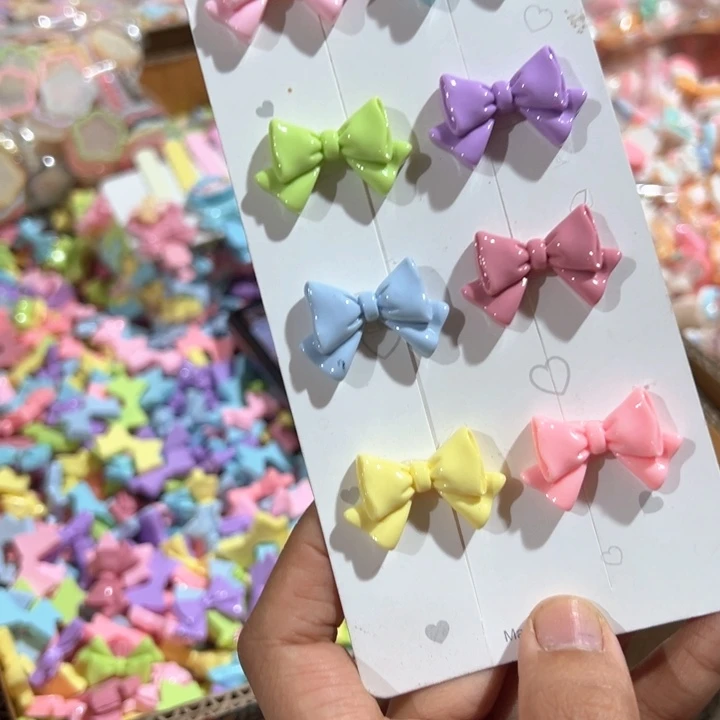 实色大蝴蝶结100个清货