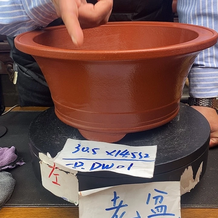 紫砂花盆货号一只DW01