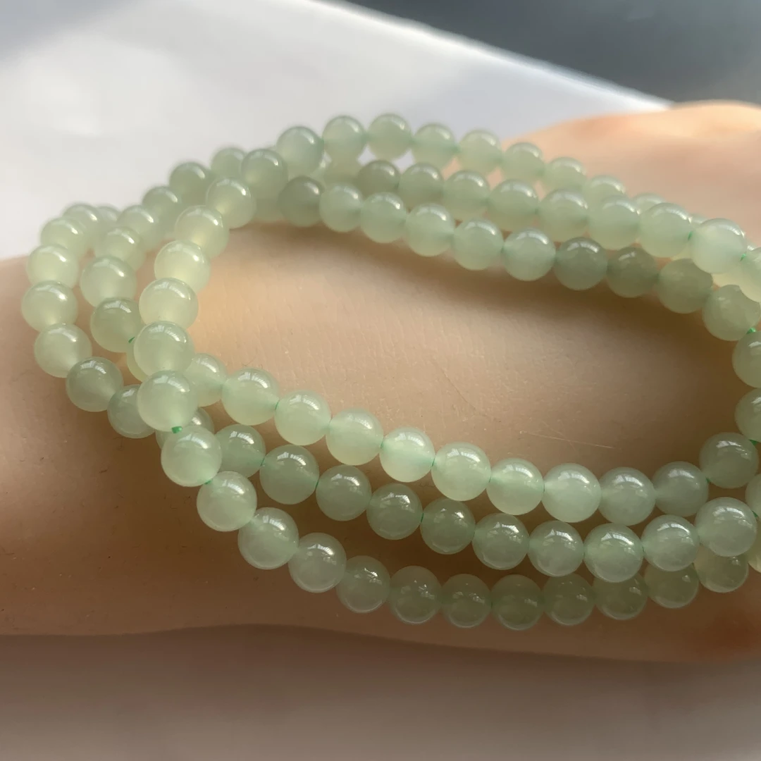 高冰晴水6mm项链