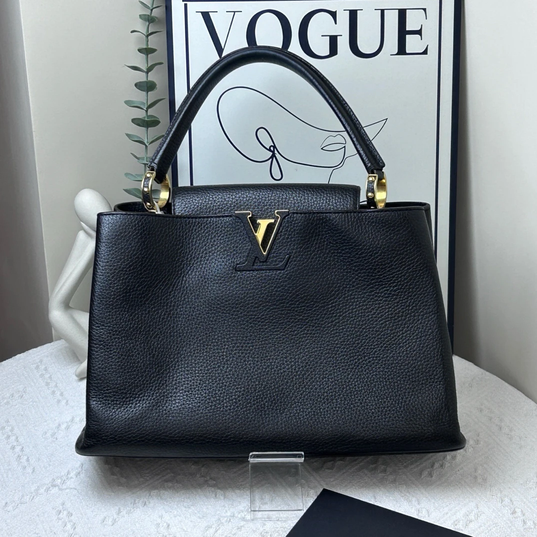 95新 LouisVuitton/路易威登 cap 大号黑金 /JW8042