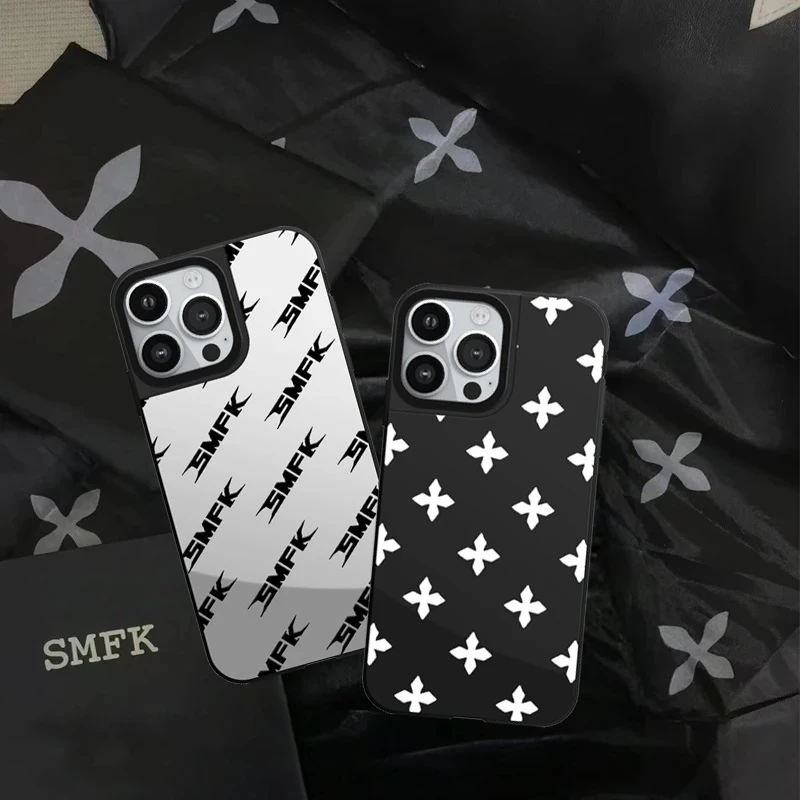 case联名smfk镜面适用iPhone17苹果15手机壳14个性13防摔