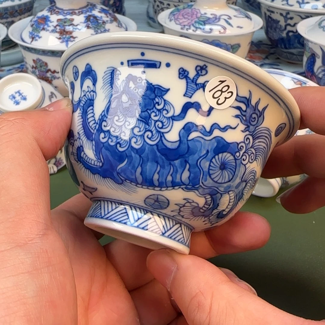 彦祖纯手工手绘茶具183
