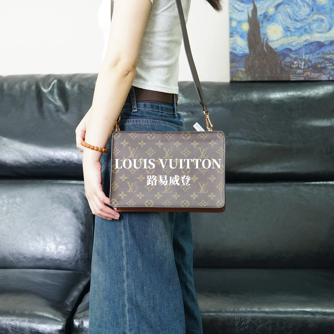 95新 LouisVuitton/路易威登 LV 红皮洗漱包/KH04814028/4028