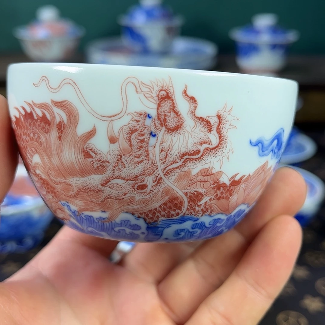 瓷片自成堂景德镇手工手绘