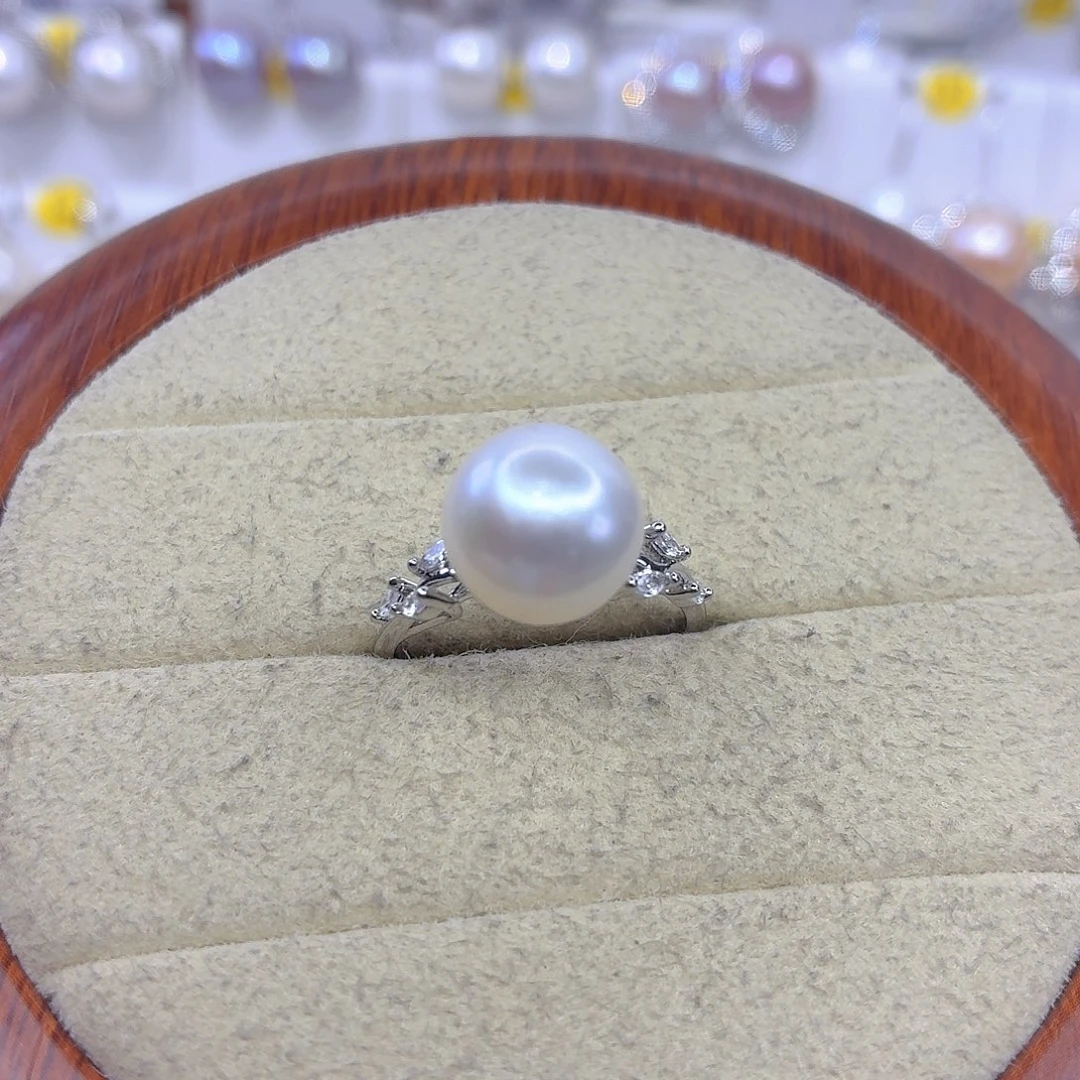 戒指合金淡水珍珠