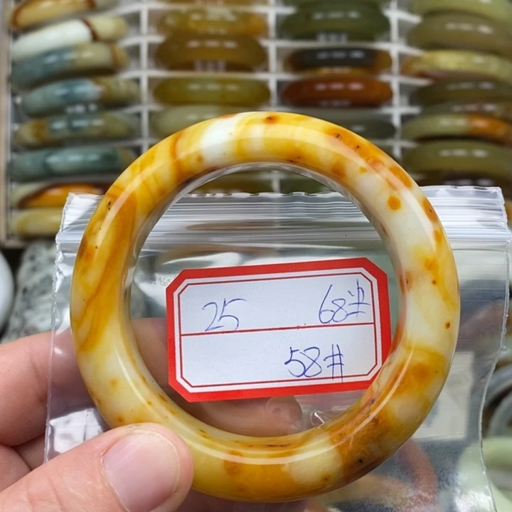 合金蛇纹石玉手链小****方