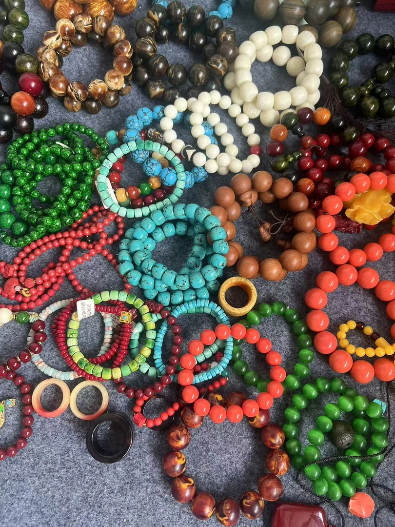 非金属仿水晶手链 各种类型文玩手串以直播间主播介绍展示为准