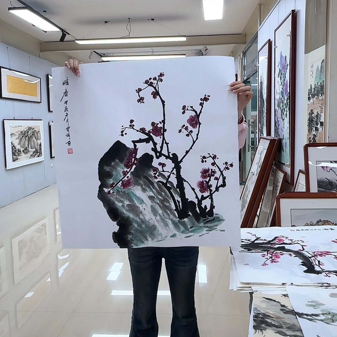 国画国画作品多次