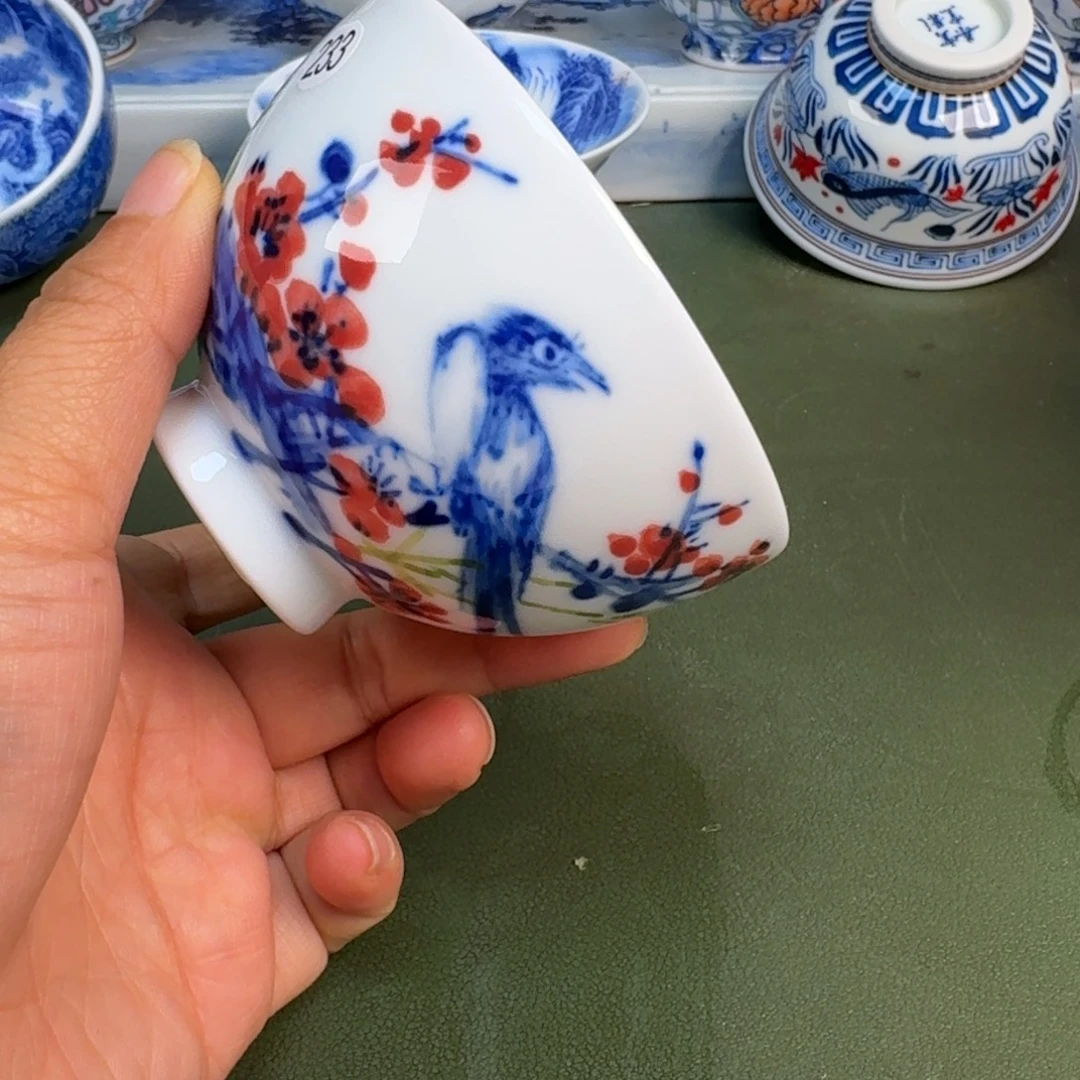 陶景德镇纯手绘茶具圆圆233