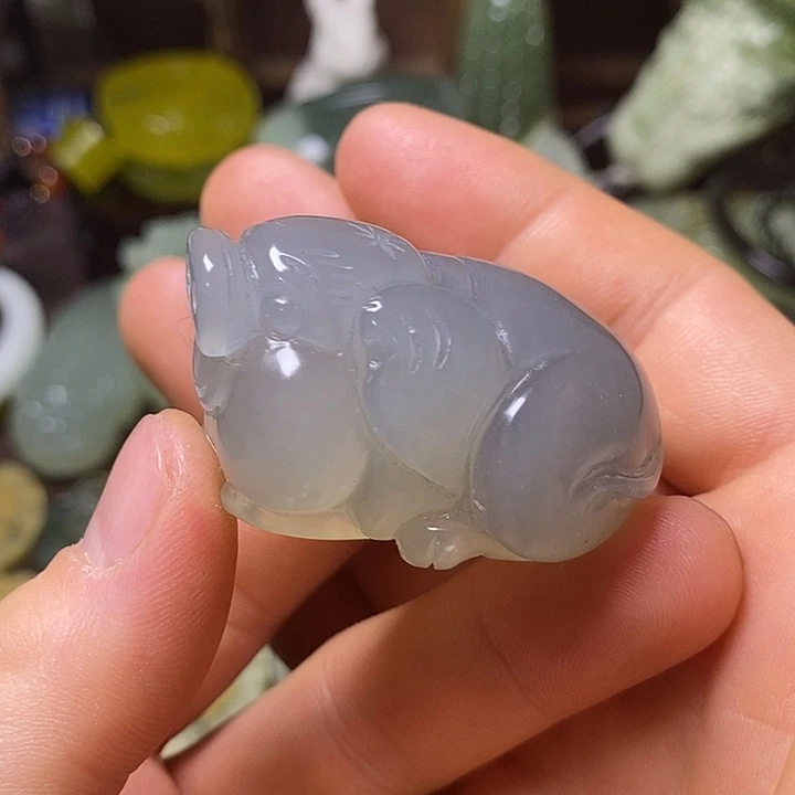 岫玉未镶嵌岫玉颈饰