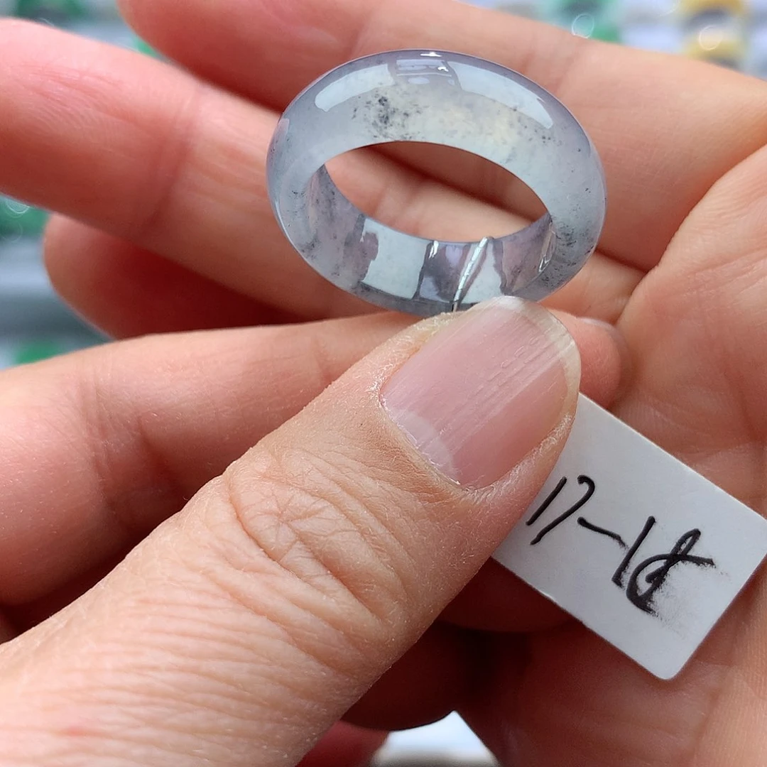 翡翠戒指未镶嵌17-18号