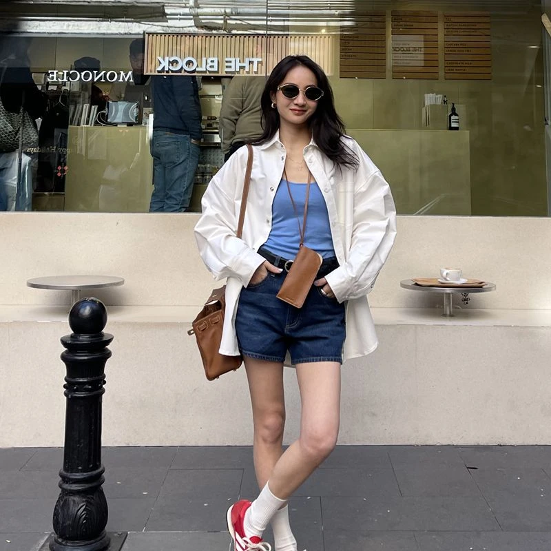 靠谱的私服【机场衬衫】25年春款时尚松弛Vibe白衬衫KP24695