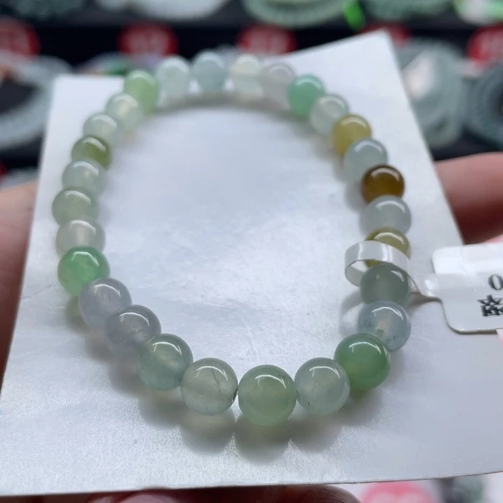 未镶嵌手链翡翠卡6.9