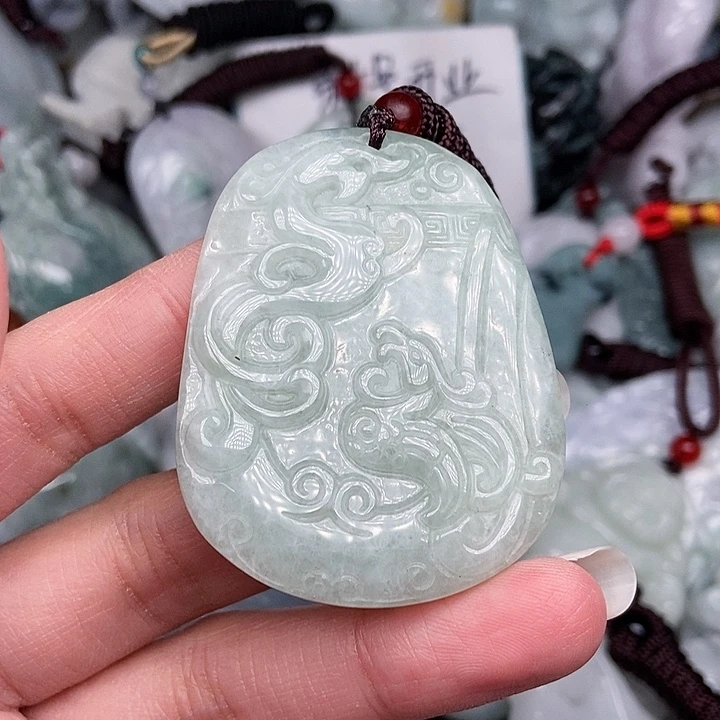 颈饰未镶嵌翡翠翡翠