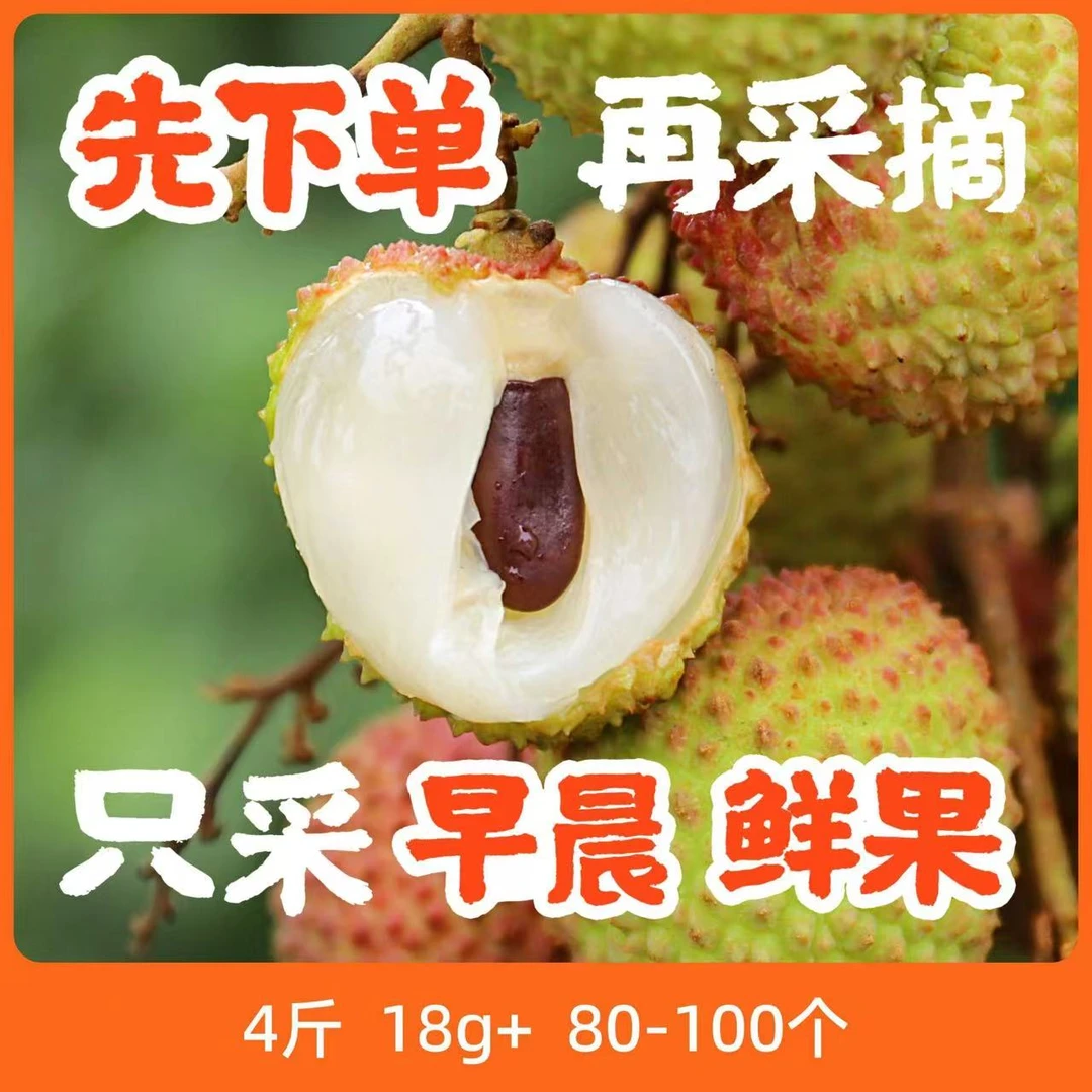 旗舰正品辰颐物语海南妃子笑荔枝新鲜水果当季整箱现摘孕妇顺丰