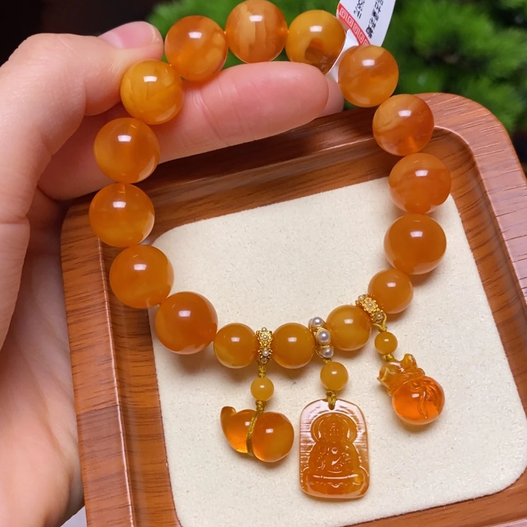 【闪购商品】手链蜜蜡未镶嵌手串