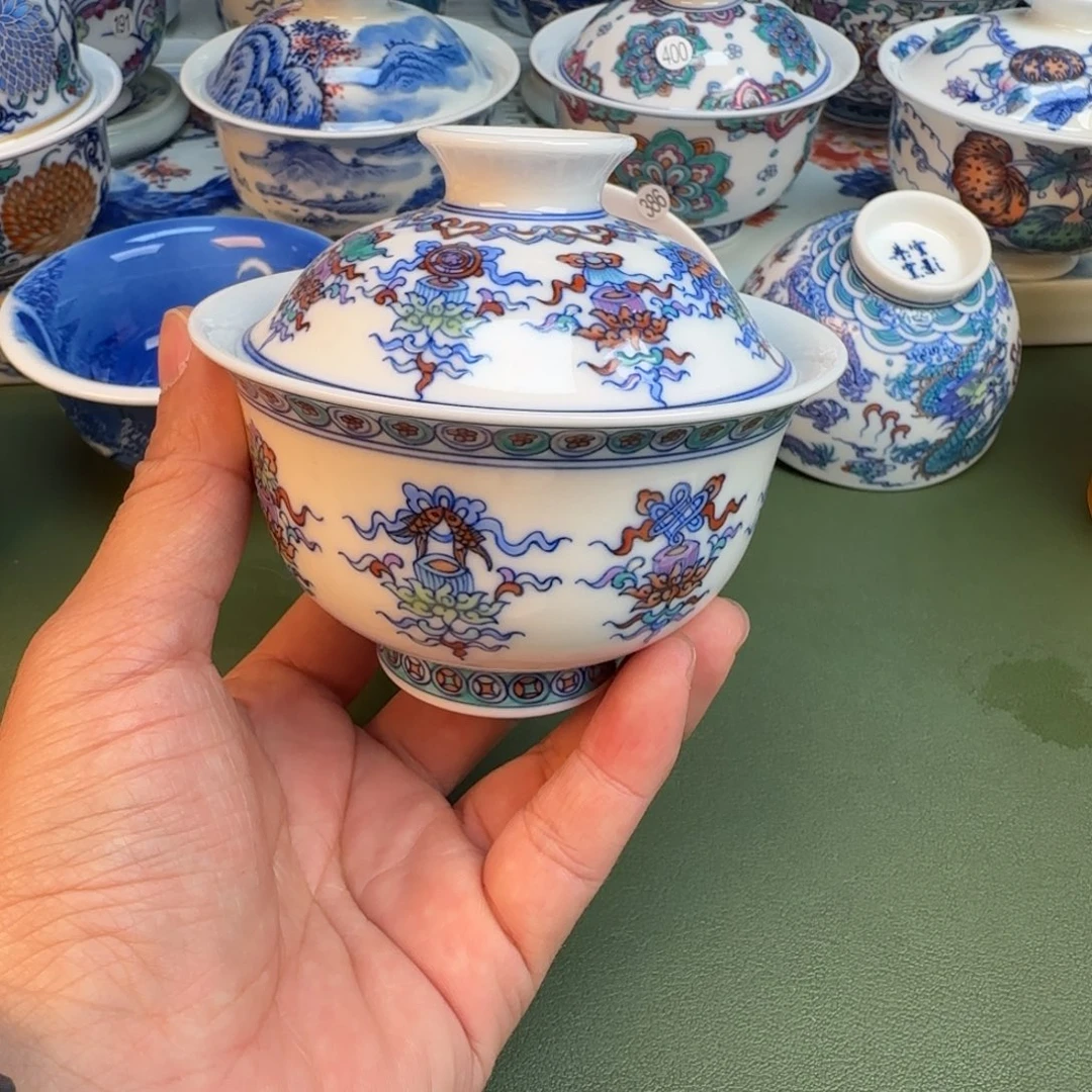 纯手工纯手绘茶具石头305