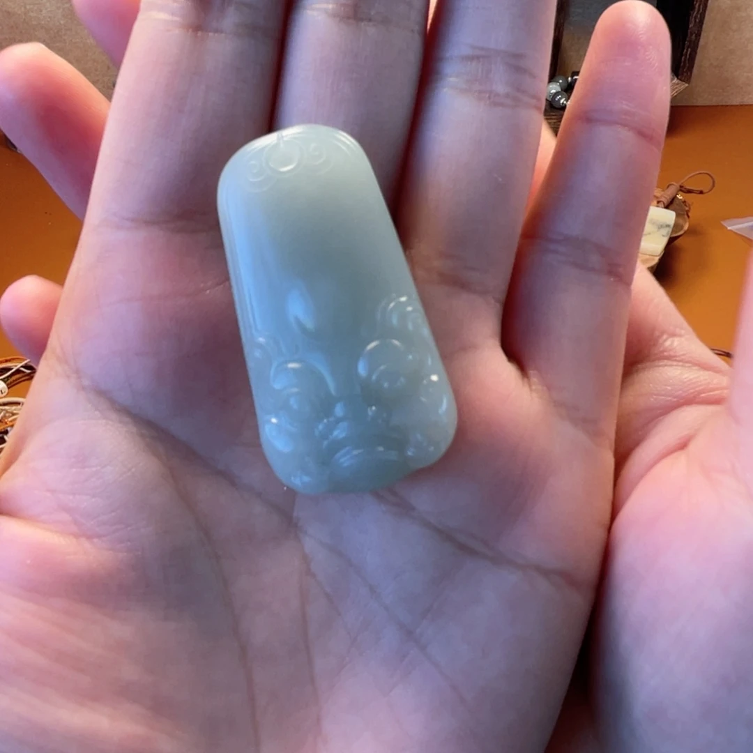 和田玉（糖玉）未镶嵌车挂