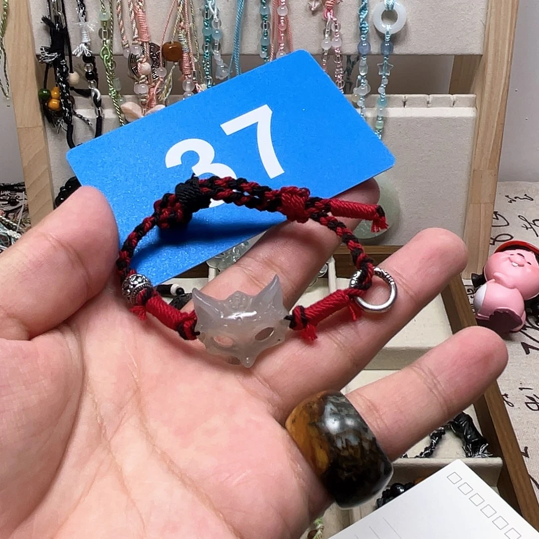 蛇纹石玉合金颈饰