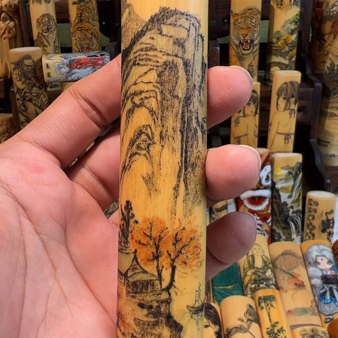 手工针刺福利山水