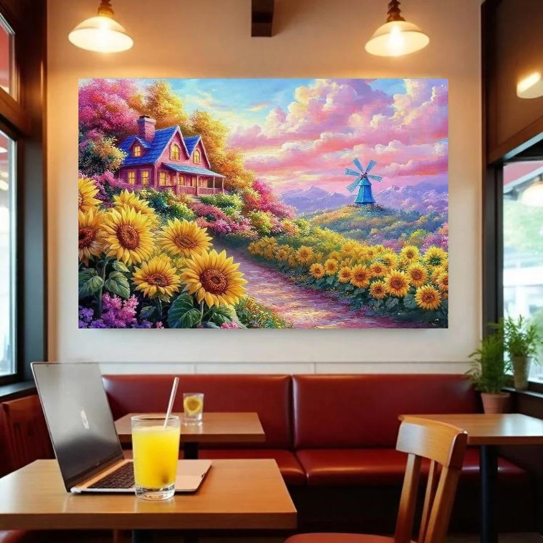 【彩丽绮十字绣】01707田园绘梦十字绣满绣手工自己绣